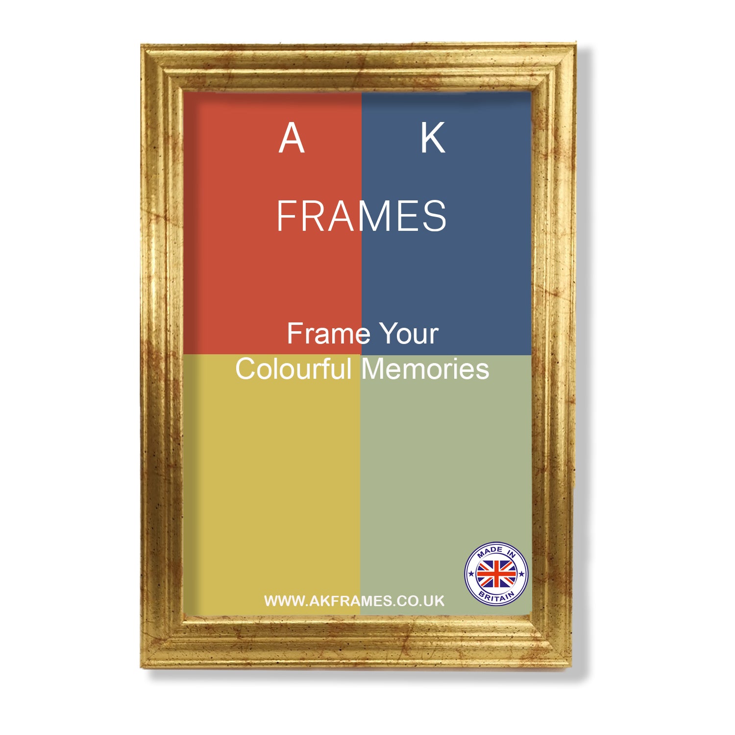 Classic Gold Flake Picture Frames