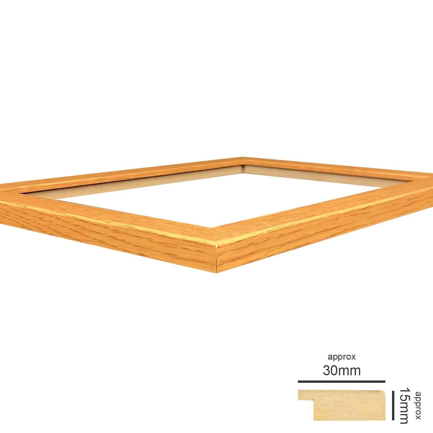 Modern Flat Gold Flake Picture Frames 