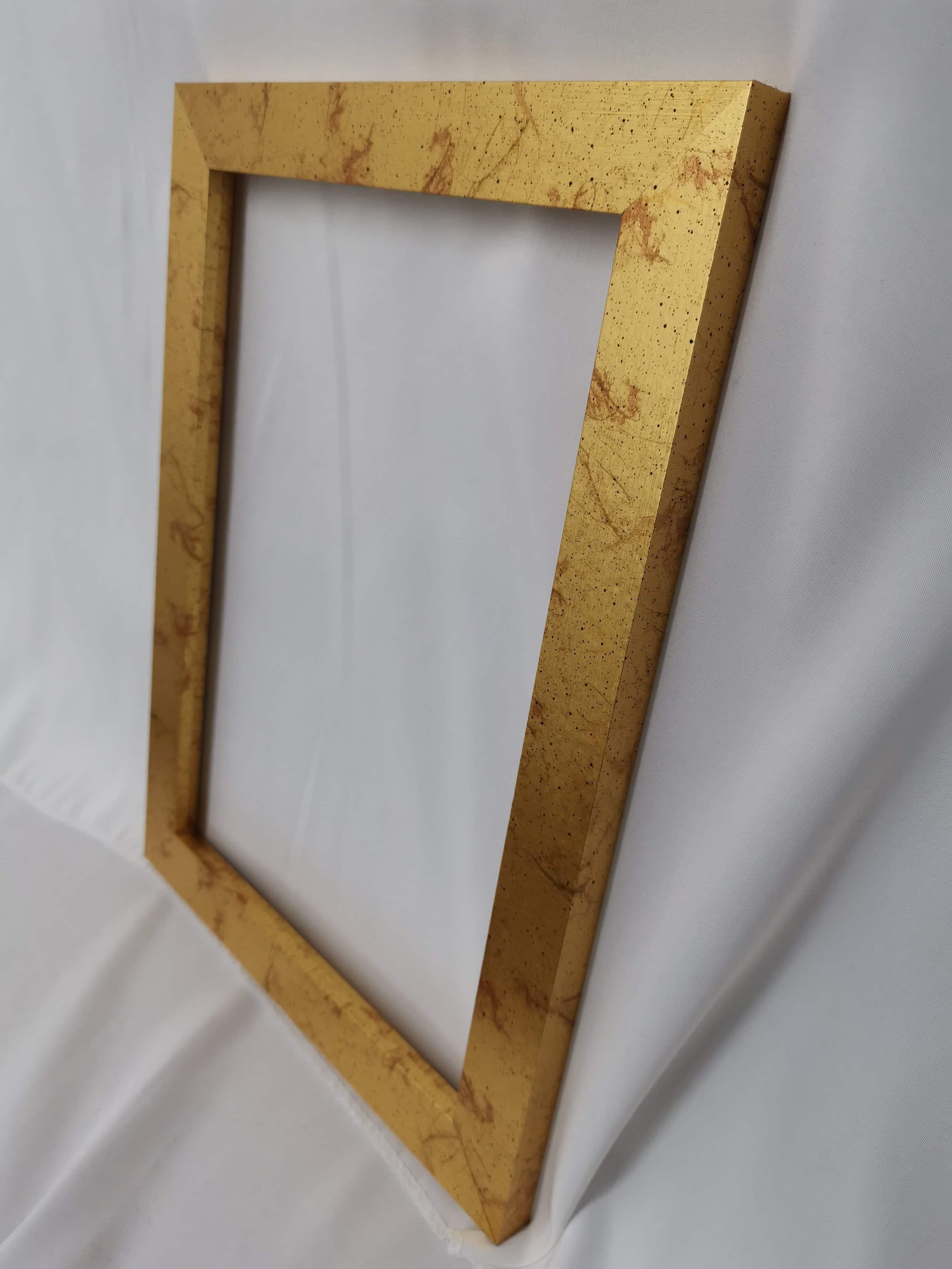 Modern Flat Gold Flake Picture Frames 