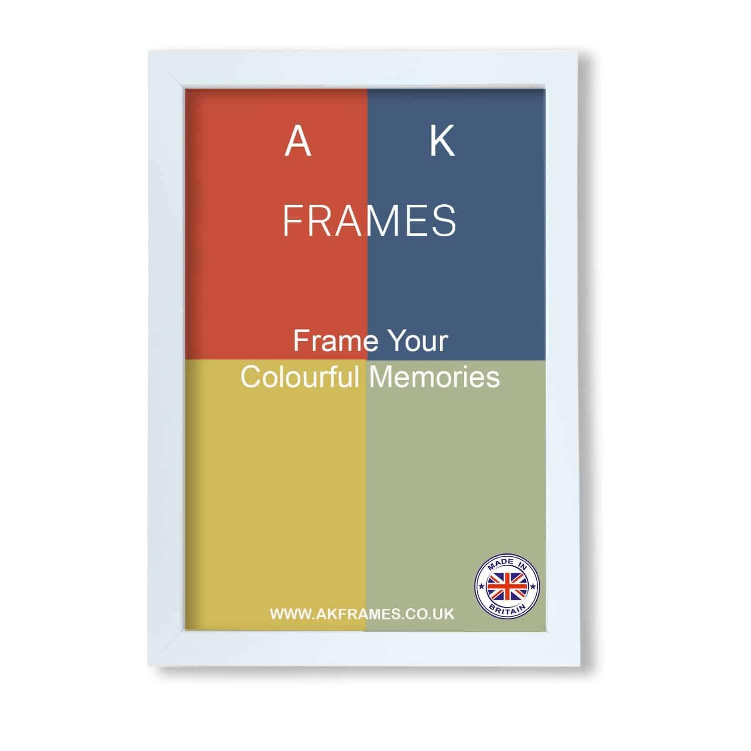 NDL Modern Thin Picture Photo Frame Range Black & White 